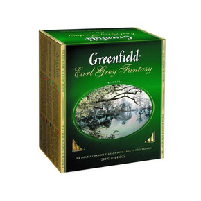 Чай Greenfild Earl Grey Fantasy, 100пак*2гр, бергамот