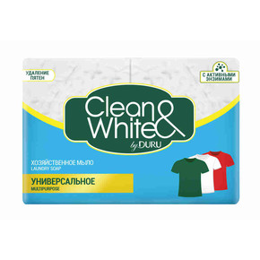 Мыло хозяйственное Duru CLEAN&WHITE 125гр