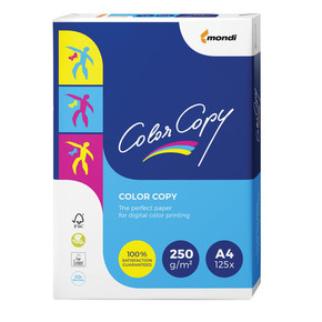 Бумага для цветной печати COLOR COPY, А4, Класс А+, 250 г/м2, 125л, белизна 161% (CIE)