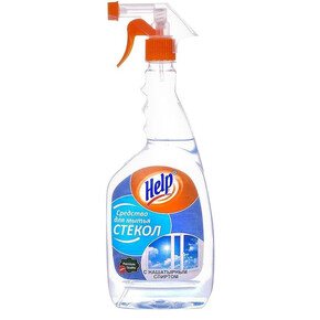 Средство для стекол Help с нашатырным спиртом, 750мл, с курком 1-0337